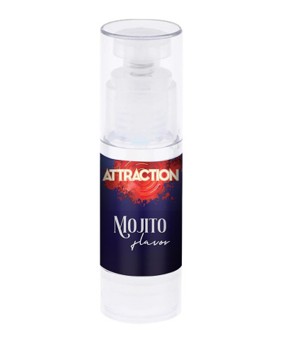 Żel jadalny do masażu Hot Kiss Smak Mojito 50ML