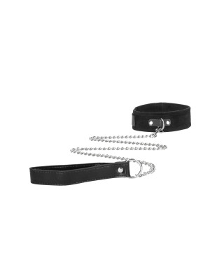 Velcro Collar With Leash And Hand Cuffs