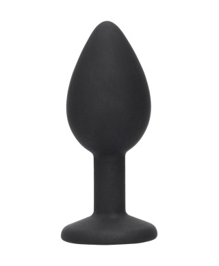 Korek analny z kryształkiem plug silikonowy sex