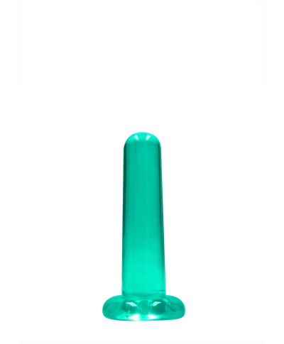 Dildo gładkie zielone z mocną przyssawką 135 cm