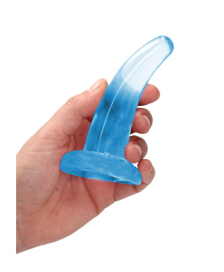 Małe gumowe dildo z mocną przyssawką 112 cm