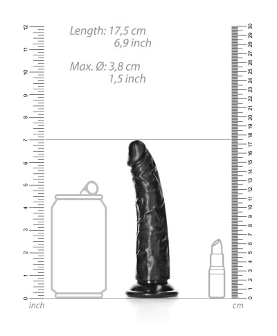 Slim Realistic Dildo with Suction Cup - 6 155 cm