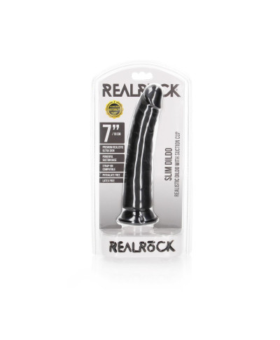 Slim Realistic Dildo with Suction Cup - 7 18 cm