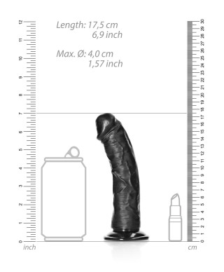 Curved Realistic Dildo with Suction Cup - 6 155 cm