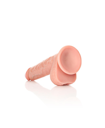 Straight Realistic Dildo Balls Suction Cup - 11 28 cm