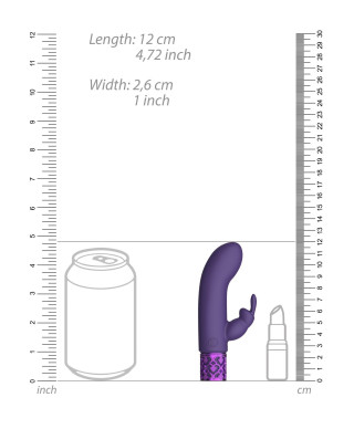 Mini wibrator królik silikon 10 prędkości wibracji