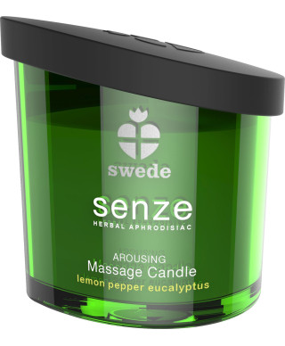 Swede - Senze Arousing Massage Candle Lemon Pepper Eucalyptus