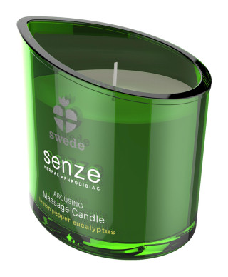 Swede - Senze Arousing Massage Candle Lemon Pepper Eucalyptus