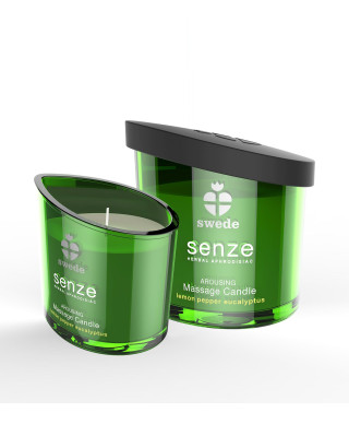 Swede - Senze Arousing Massage Candle Lemon Pepper Eucalyptus