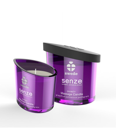 Swede - Senze Divinity Massage Candle Grapefruit Palmarosa Petitgrain