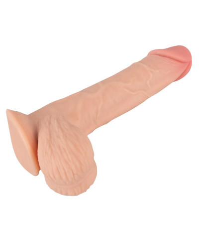 Realistyczny żylasty penis z przyssawką 19 cm