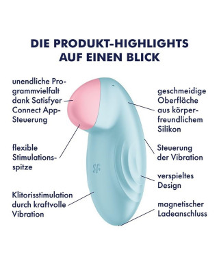 Stymulator łechtaczki satisfyer tropical tip blue