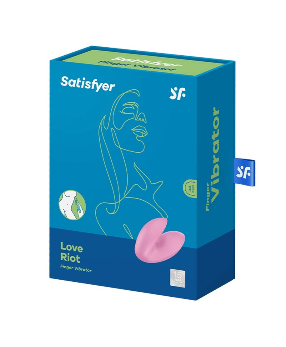 Mały wibrator na palec Satisfyer Love Riot różowy