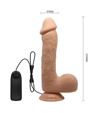 Sztuczny penis wibrujące dildo na pilota 23 cm