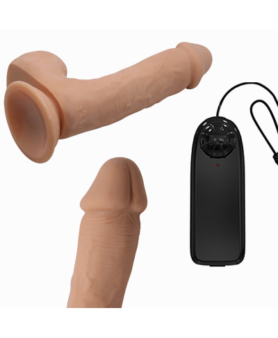 Sztuczny penis wibrujące dildo na pilota 23 cm