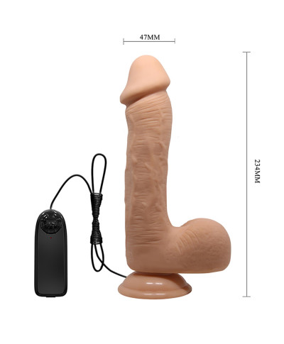 Sztuczny penis wibrujące dildo na pilota 23 cm