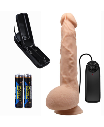 Sztuczny penis dildo realistyczne wibracje 24 cm