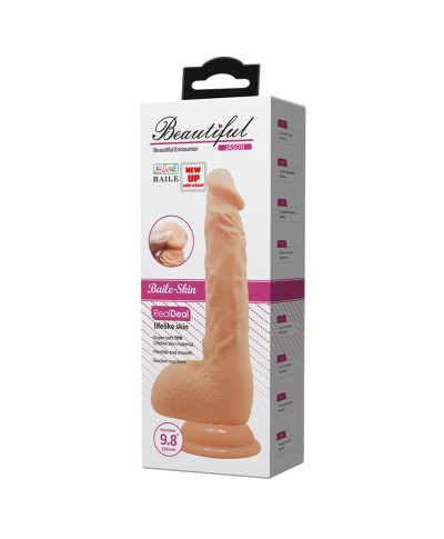 Sztuczny penis dildo realistyczne wibracje 24 cm