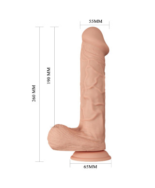 Duże realistyczne dildo penis z przyssawką 26cm