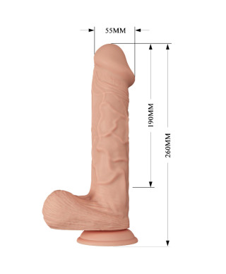 Dildo wibrujące sztuczny penis duże na pilota 26cm