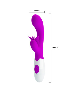 Wibrator dla kobiet sex motylek królik podwójny