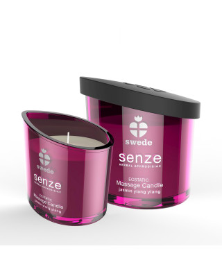 Swede - Senze Ecstatic Massage Candle Jasmine Ylang Ylang