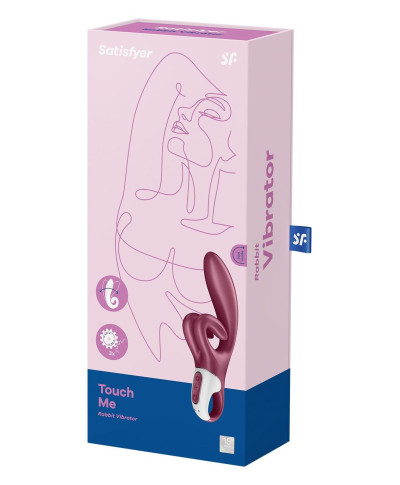 Wibrator króliczek Satisfyer Touch Me bordowy