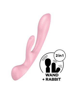 Wibrator króliczek masaż łechtaczki satisfyer róż