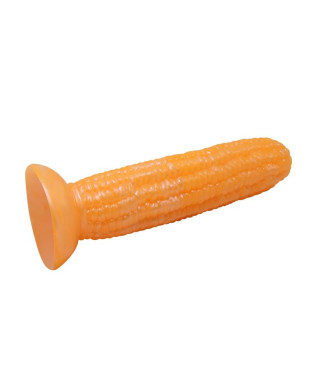 Kolba kukurydzy dildo do zabawy z przyssawką 17 cm