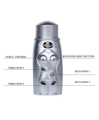 BAILE - SUPERCLIMAX Heating function Vibration Rotation Sex talk Sucking