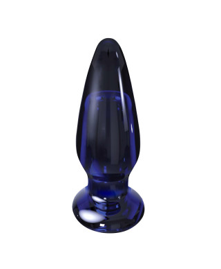 Szklany wibrujący korek analny sex buttplug 11cm