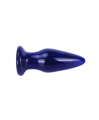 Szklany wibrujący korek analny sex buttplug 11cm