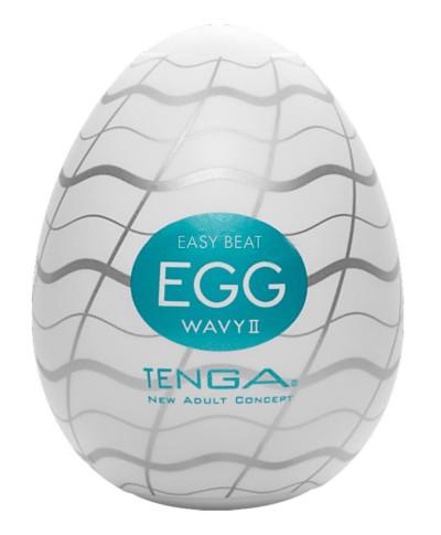 Japoński masturbator sex jajko Tenga Egg Wavy II