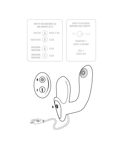 Masażer sex stymulator prostaty 105 trybów 12 cm