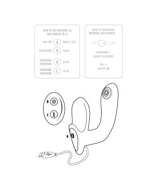 Masażer sex stymulator prostaty 105 trybów 12 cm