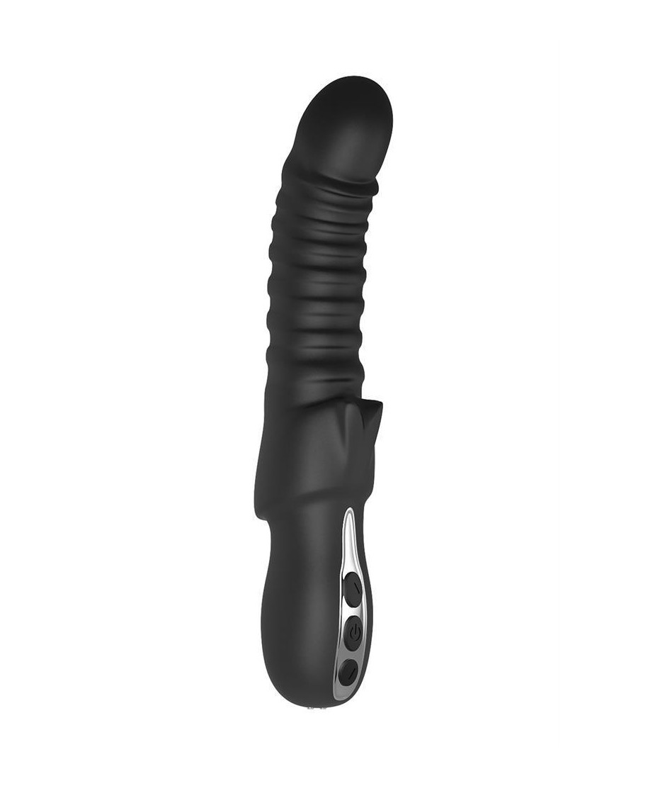 Wibrator z sex masażerem łechtaczki 23cm 7 trybów