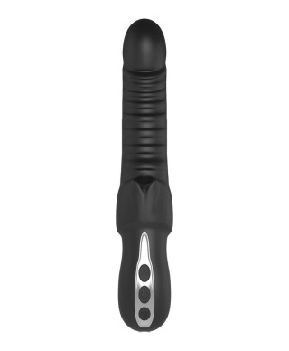Wibrator z sex masażerem łechtaczki 23cm 7 trybów