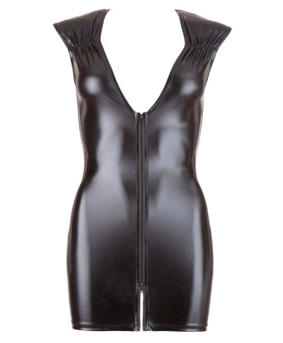 Wet Look Dress with Zip XL