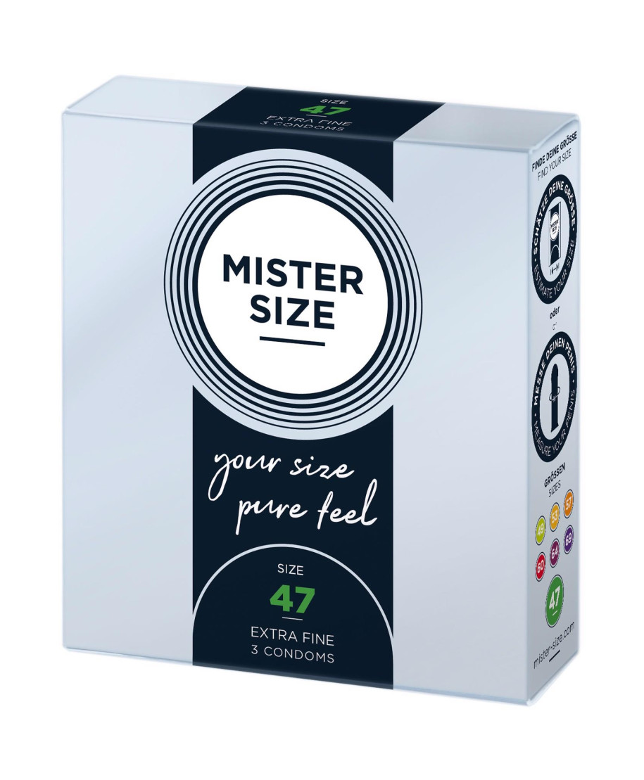 MISTER SIZE 47mm Condoms 3pcs