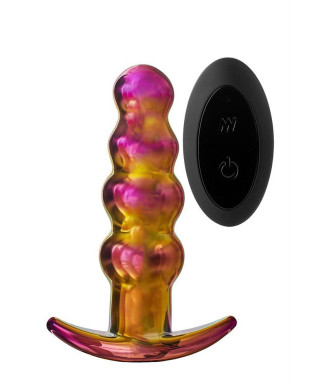 GLAMOUR GLASS REMOTE VIBE BEADED PLUG