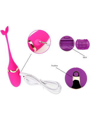 Vibratong egg pink USB