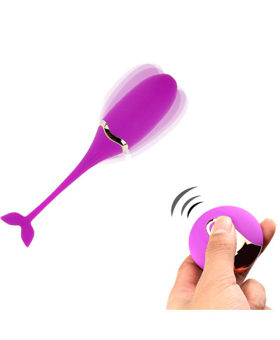 Vibratong egg purple USB