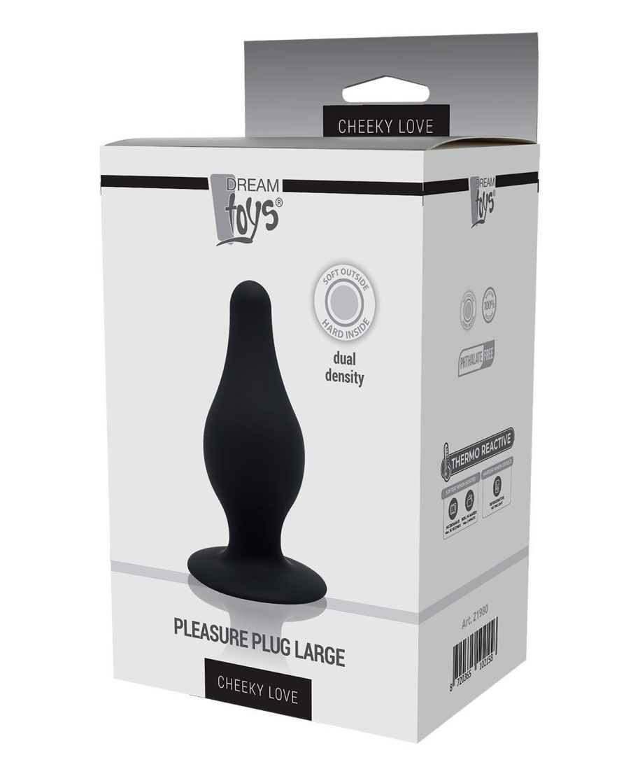 CHEEKY LOVE DUAL DENSITY PLEASURE PLUG L BLACK