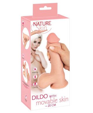 NS Dildo with movable skin 20