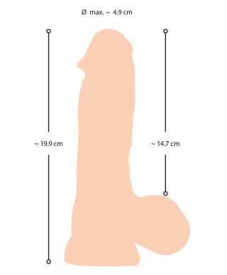 NS Dildo with movable skin 20