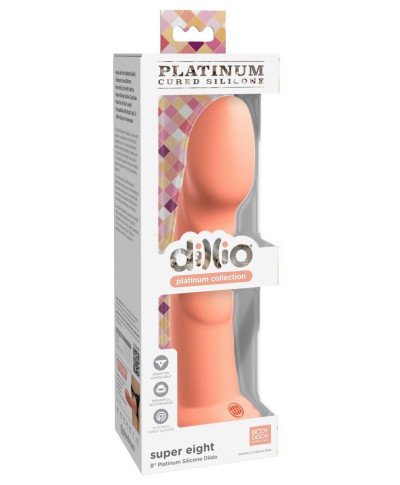 Dildo do uprzęży strap-on pegging punkt G sex 21cm