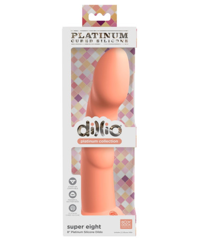 Dildo do uprzęży strap-on pegging punkt G sex 21cm