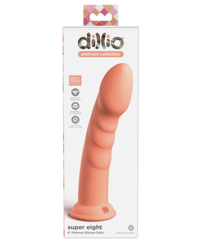 Dildo do uprzęży strap-on pegging punkt G sex 21cm