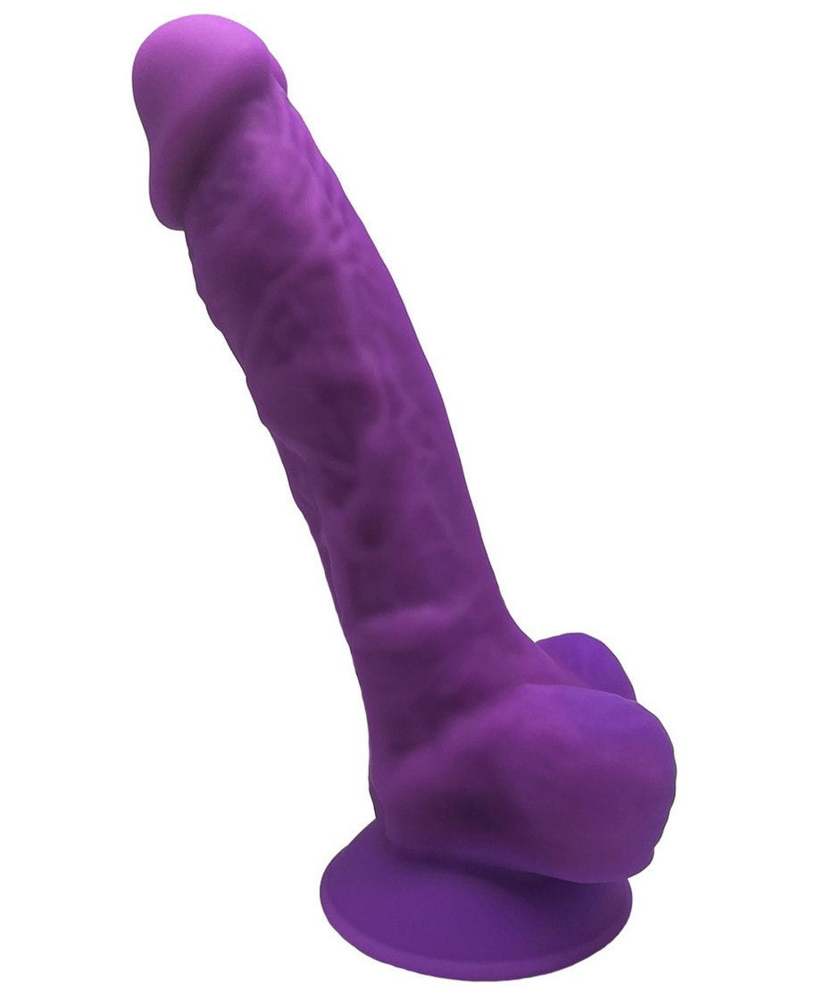 Dildo realistyczne penis jądra przyssawka sex 17cm